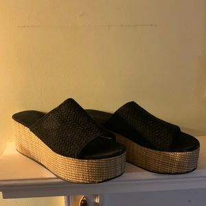 Urban Outfitters Platform Slide Sandals Size 8